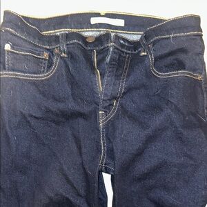 Dark Blue Denim Jeans